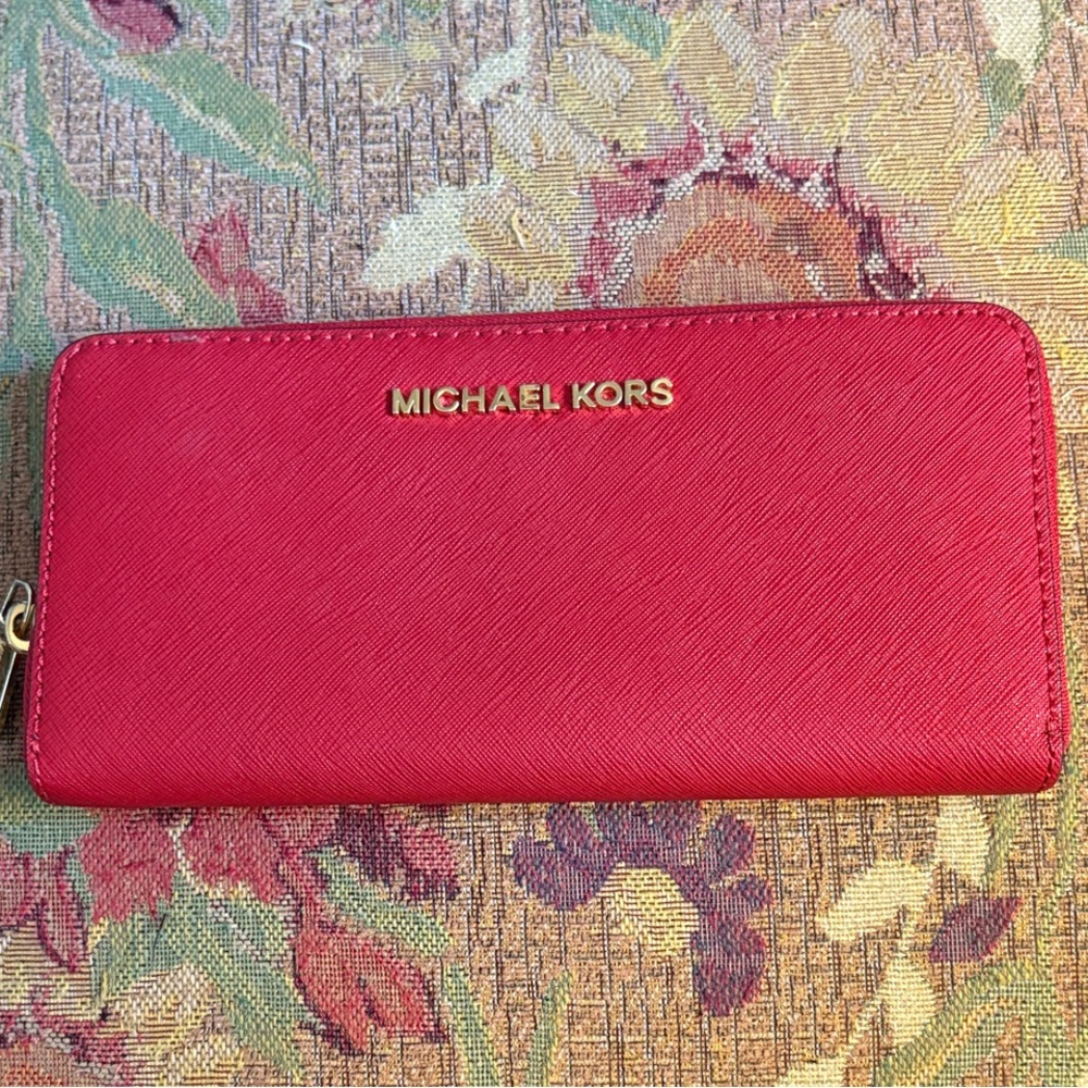 Michael Kors Vibrant Red Wallet